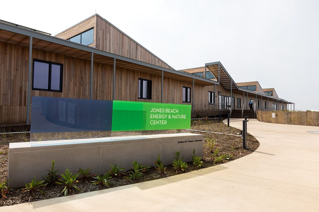 Exterior of the Jones Beach Energy and Nature Center