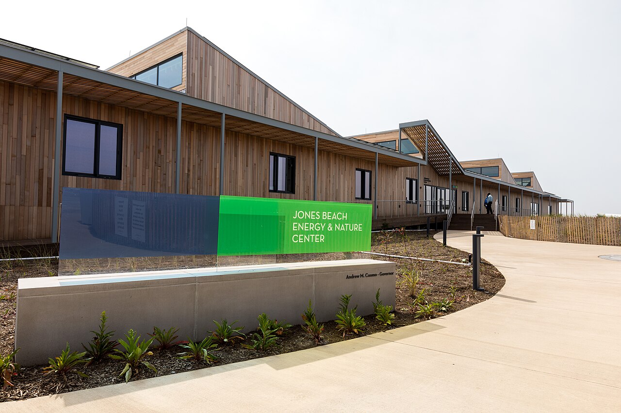 Exterior of the Jones Beach Energy and Nature Center