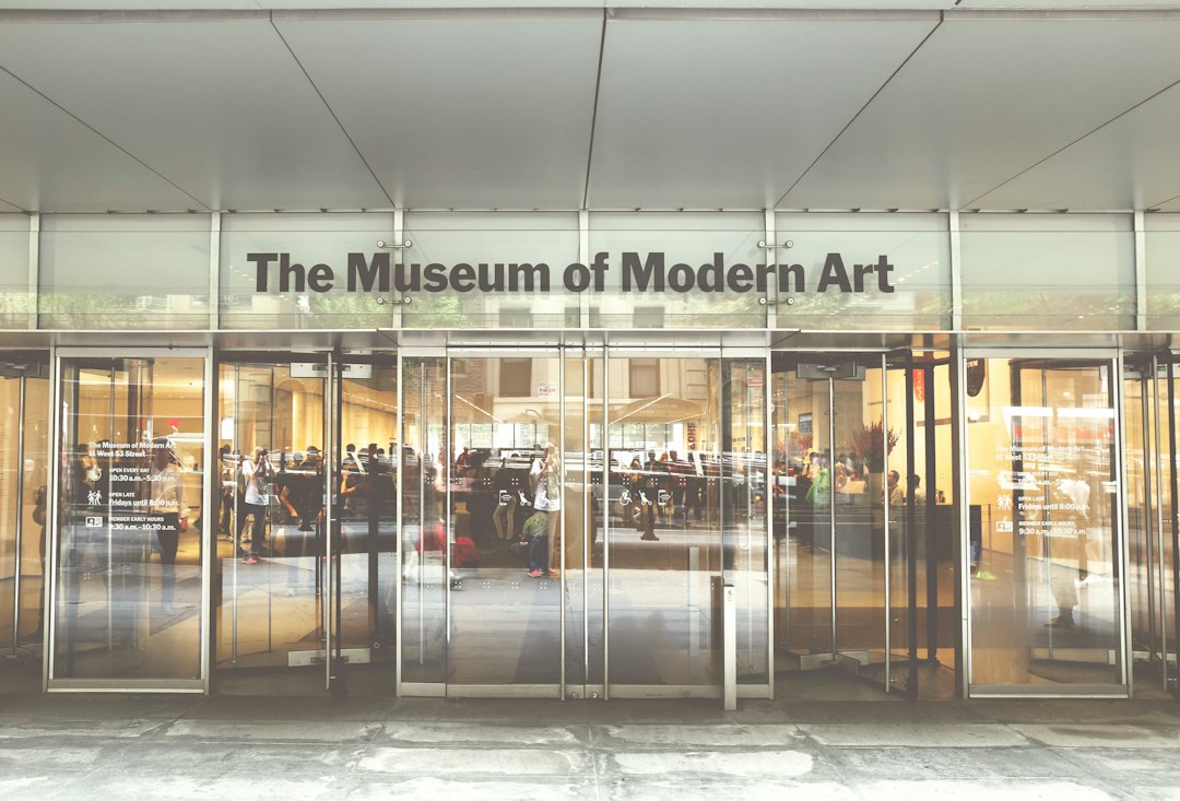 Entrance to The Museum of Modern Art in Manhattan