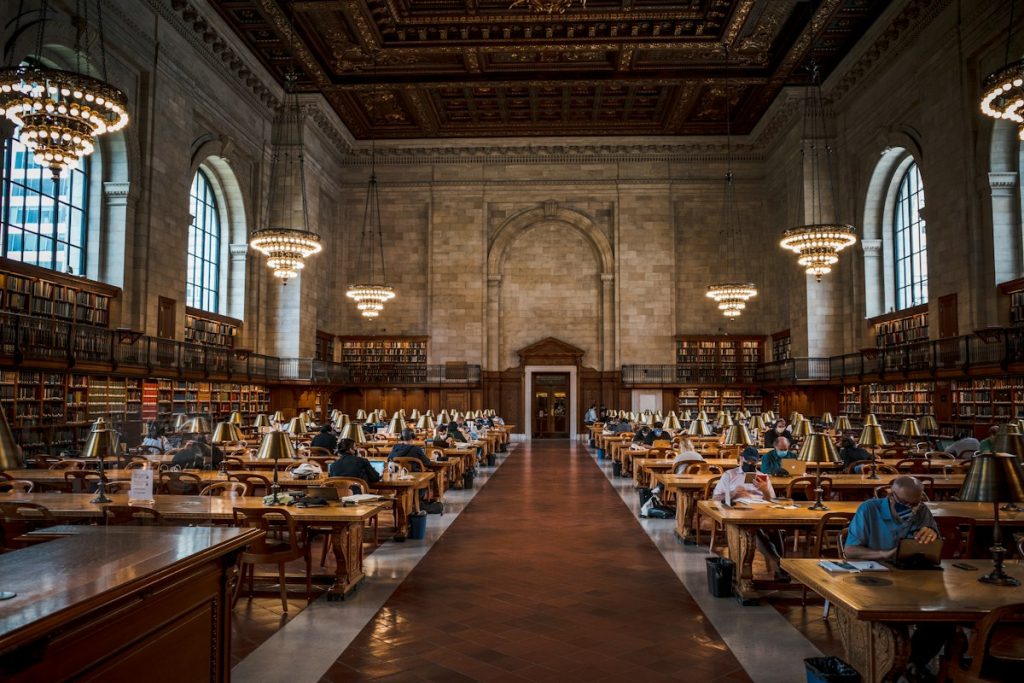 The Rose Main Reading Room at the New York Public Library