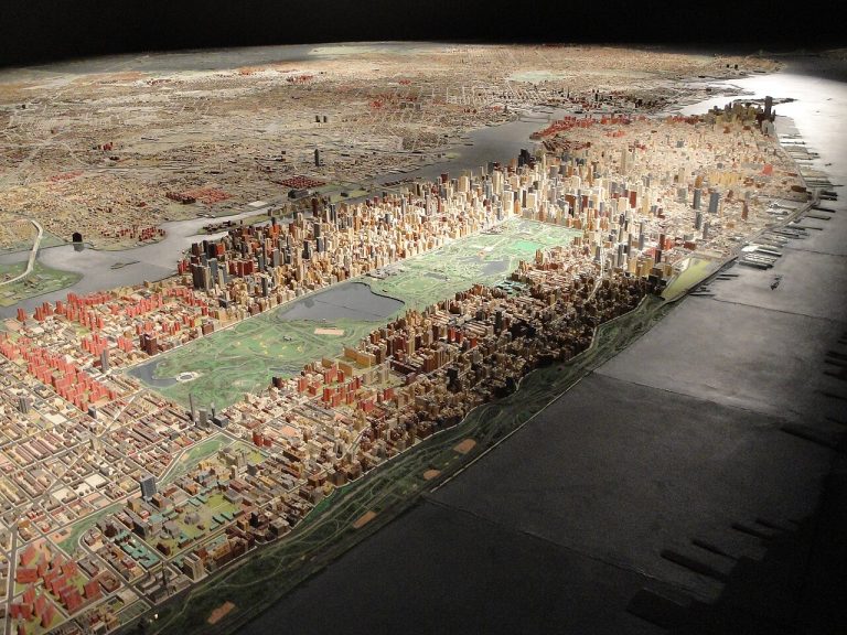 The Panorama scale model of New York City at the Queens Museum