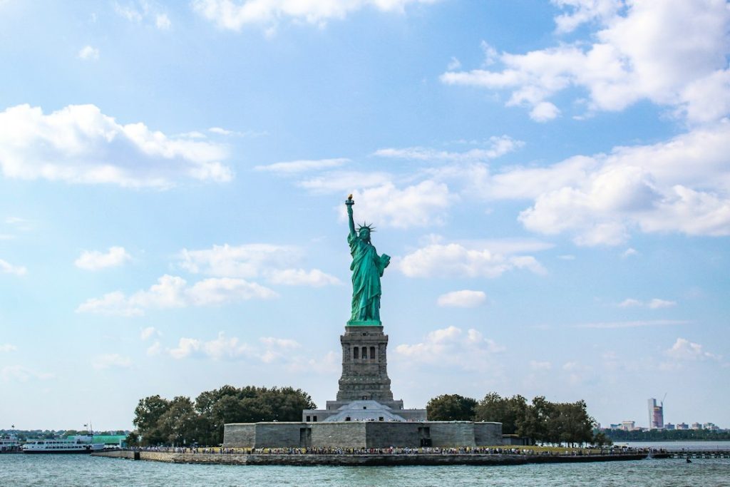 Statue of Liberty across the water