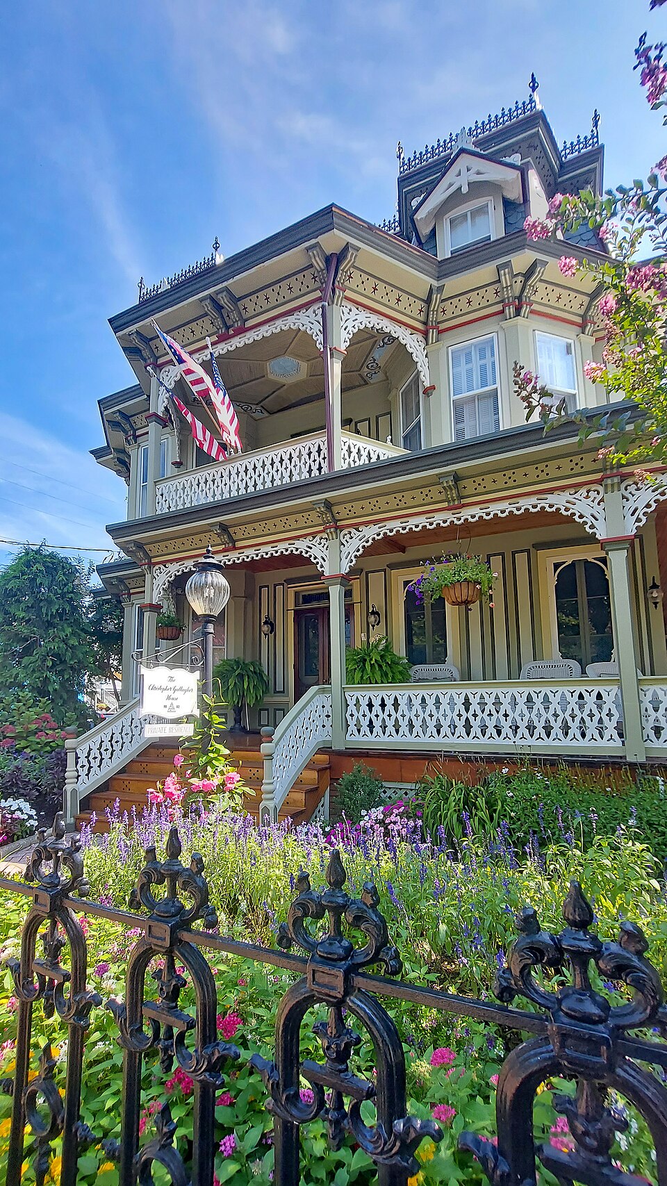 The colorful Christopher Gallagher House in Cape May