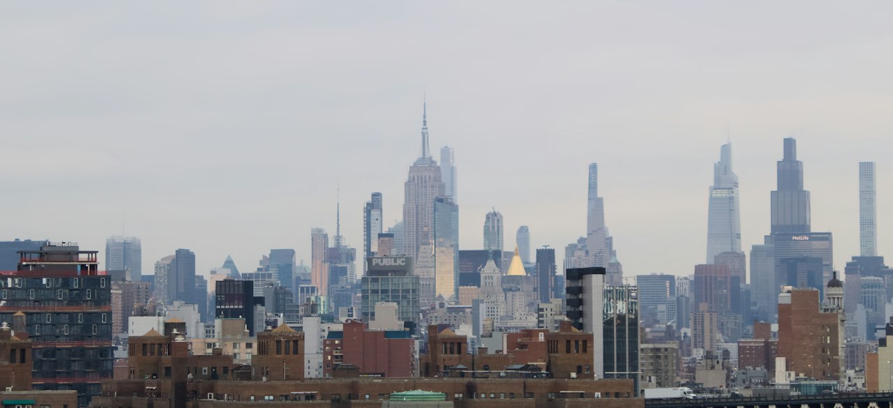 Manhattan skyline with Empire State Building